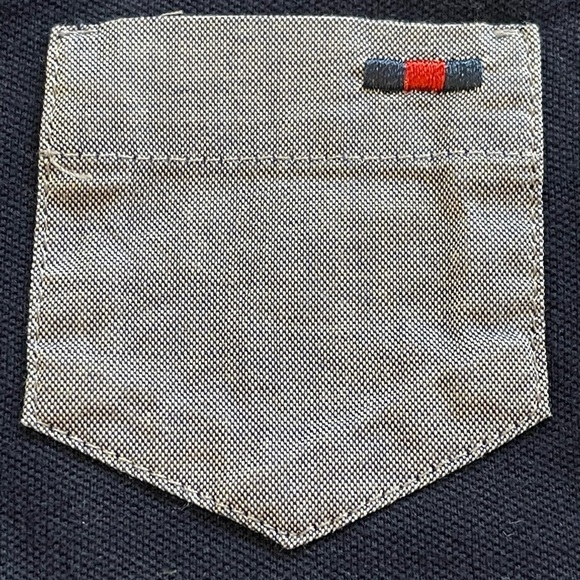 Gucci Kids Blue Long Sleeve Polo Shirt - Picture 3 of 4